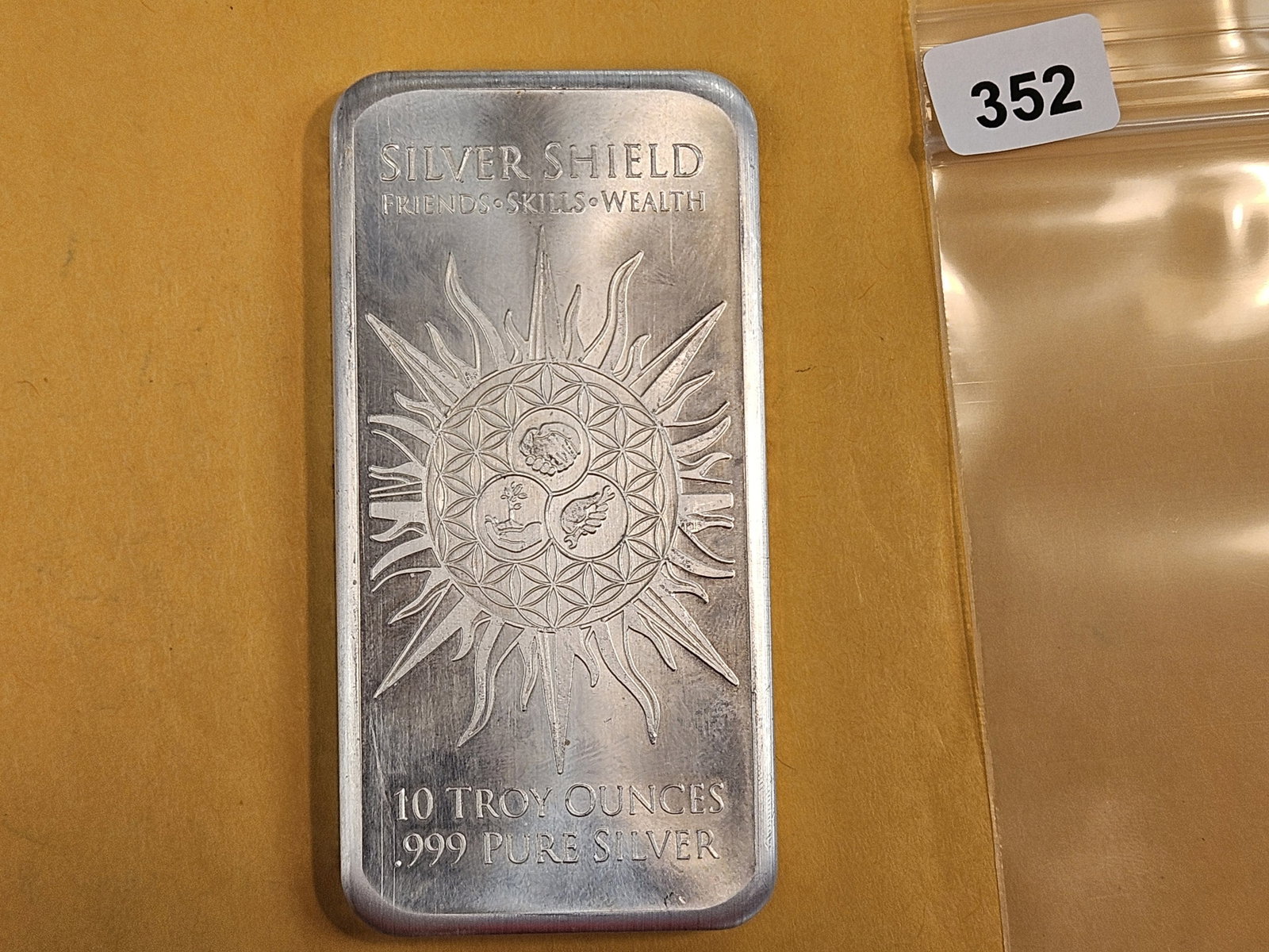 TEN Troy ounce .999 fine silver bar - 2