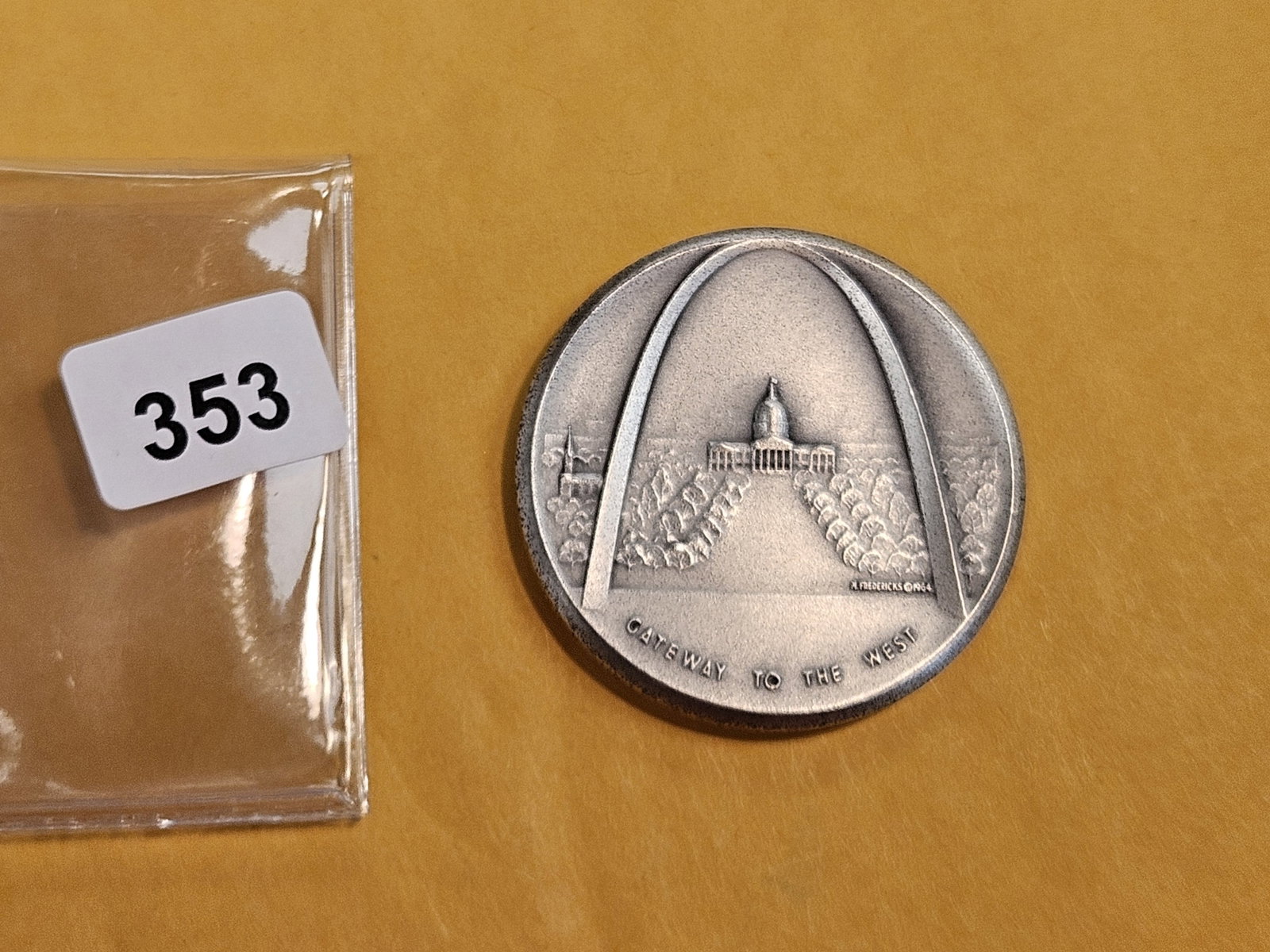 One Troy ounce .999 fine silver art round - 2