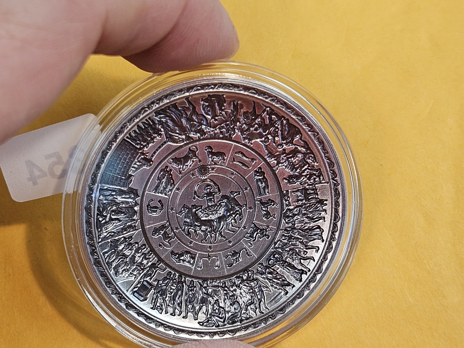 TWO Troy ounce .999 fine silver art round - 4