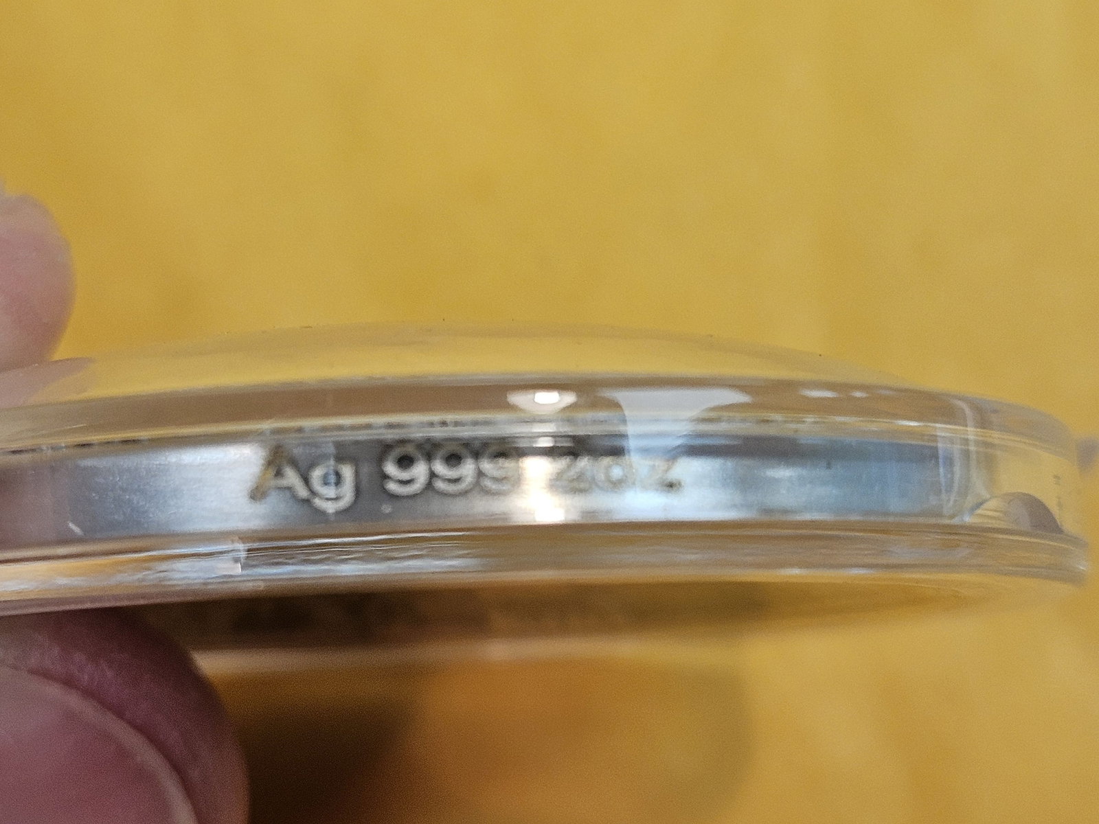 TWO Troy ounce .999 fine silver art round - 5