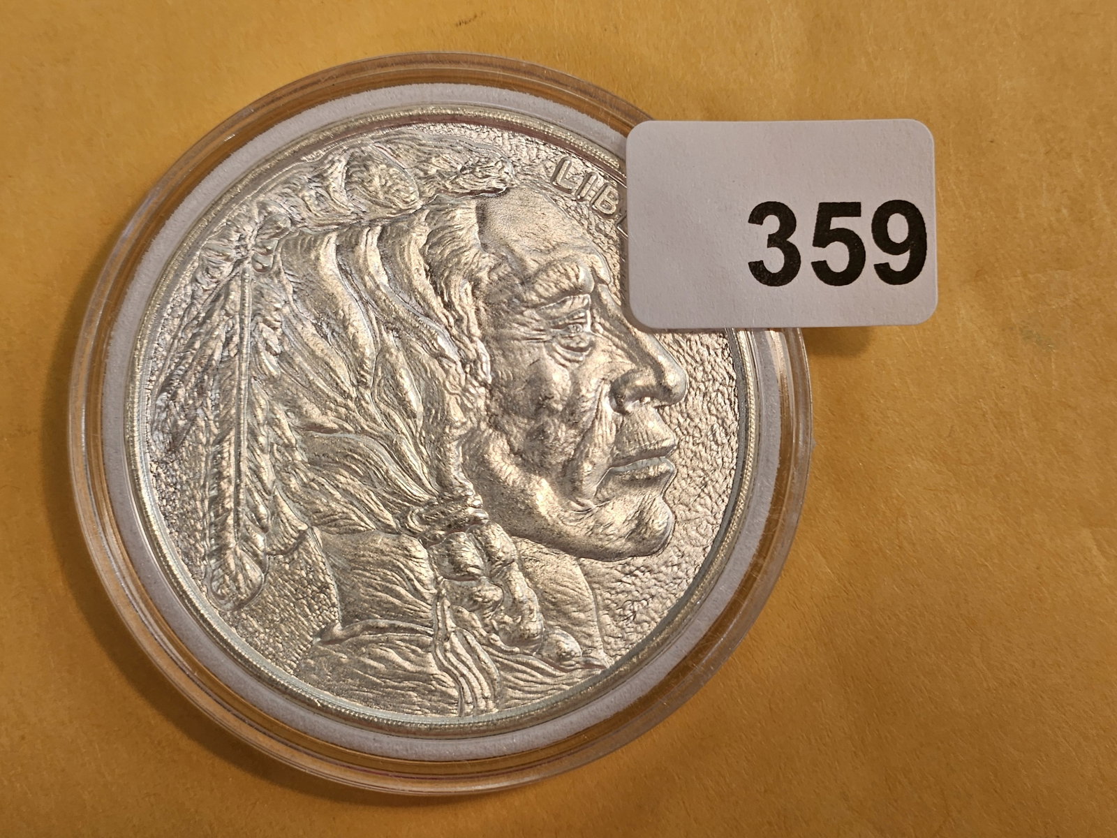 One Troy ounce .999 fine silver art round (1 of 2)