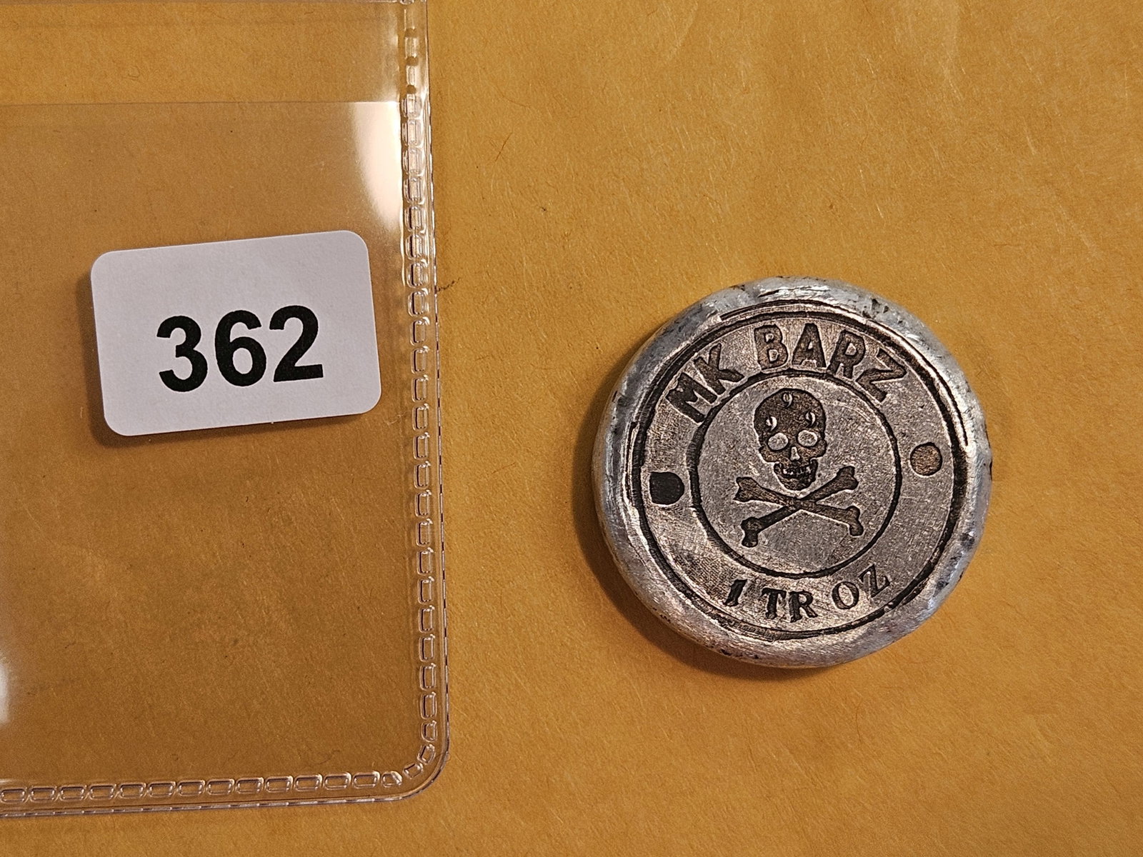 One Troy ounce .999 fine silver art bar: We the people