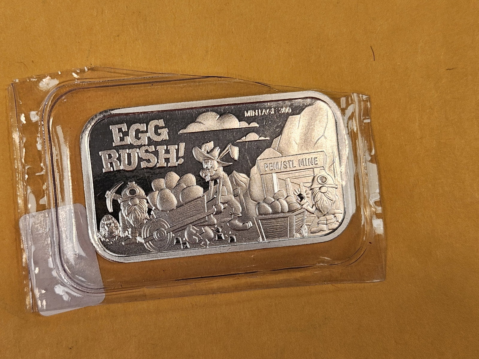 One Troy ounce .999 fine silver art bar - 2