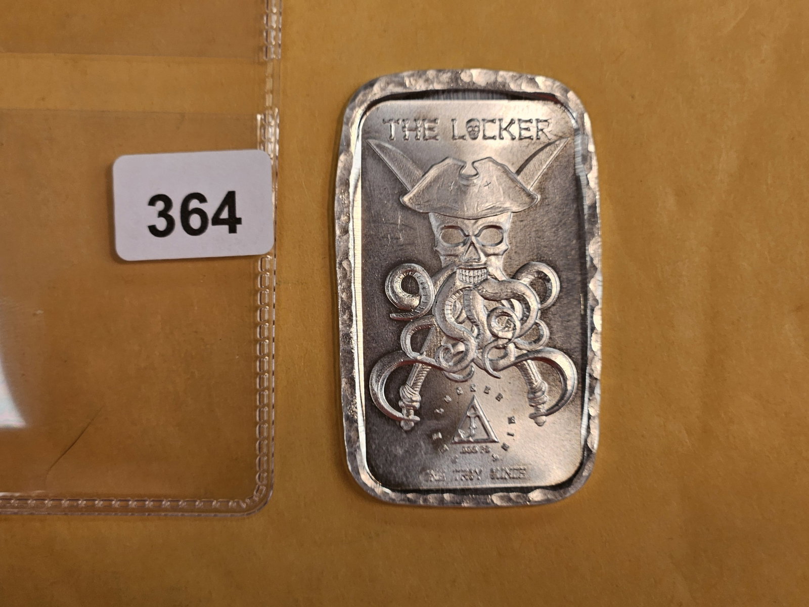 One Troy ounce .999 fine silver art bar (1 of 2)