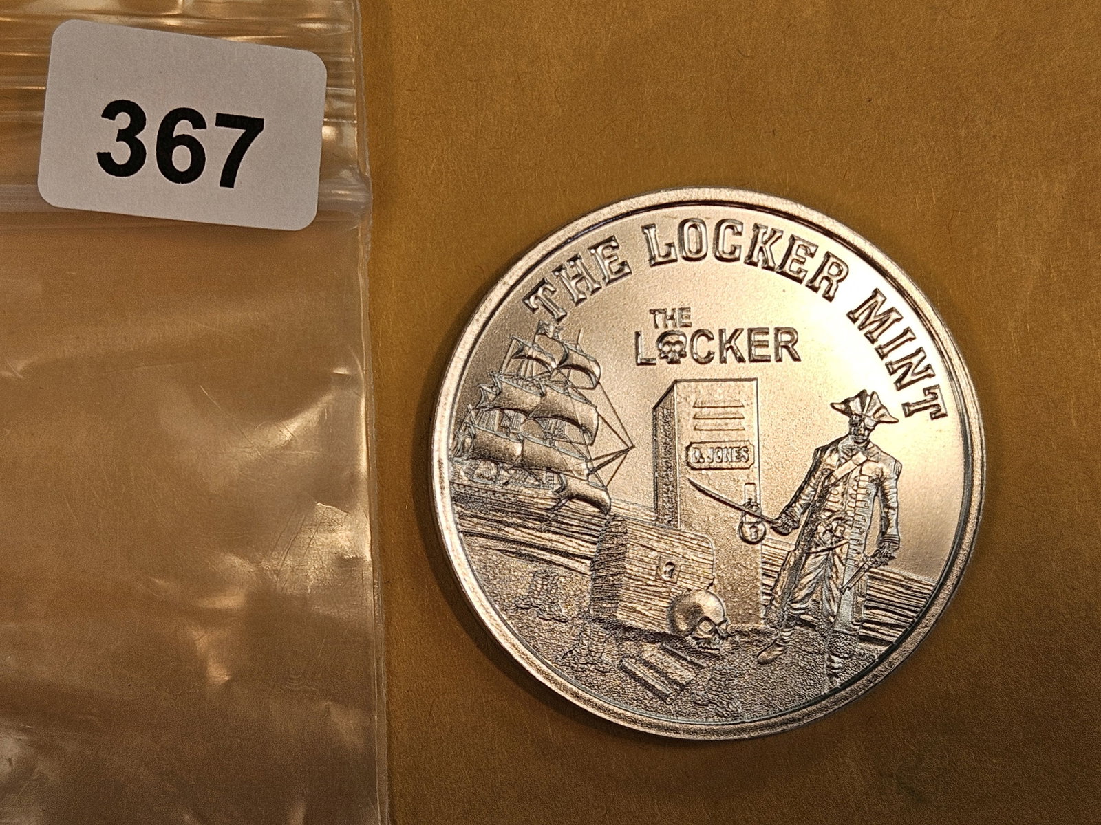 One Troy ounce .999 fine silver art round (1 of 1)