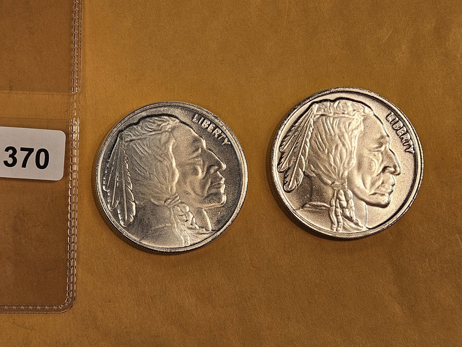 Two 1-troy ounce .999 fine silver art rounds (1 of 1)