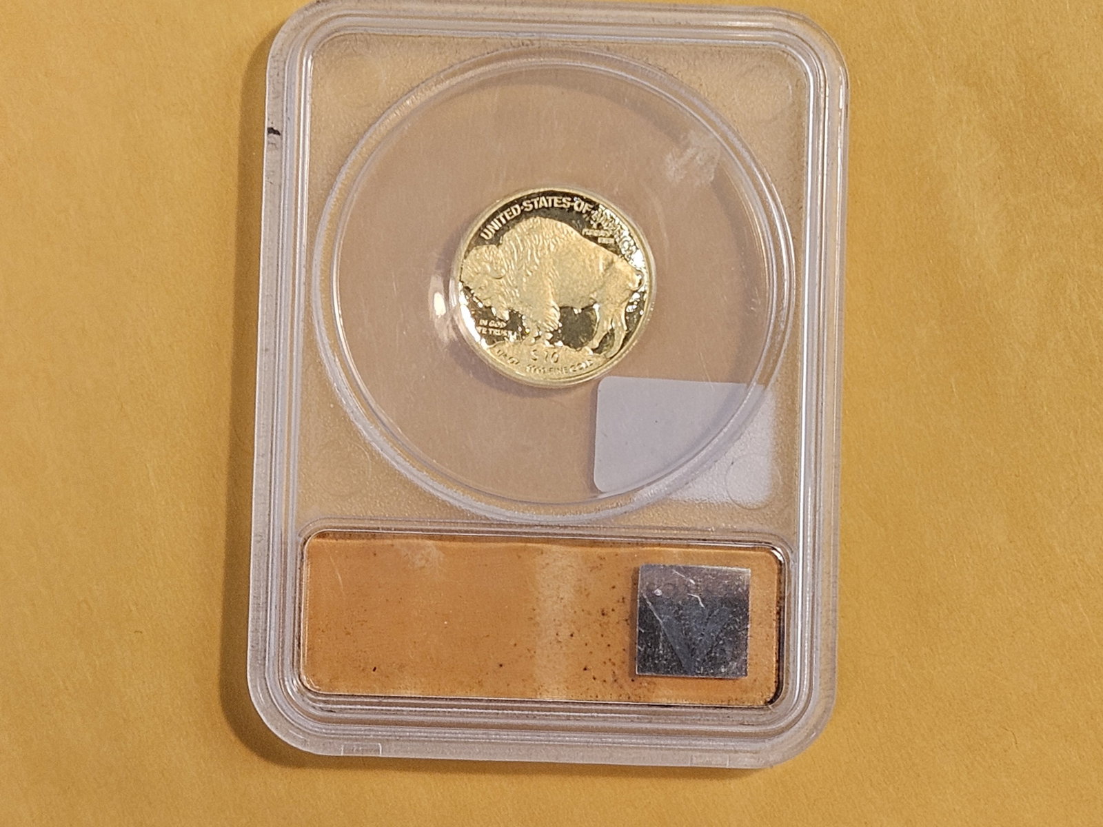 GOLD! PERFECT! ANACS 2008-W Ten Dollar Gold American Buffalo in Proof 70 Deep Cameo - 3