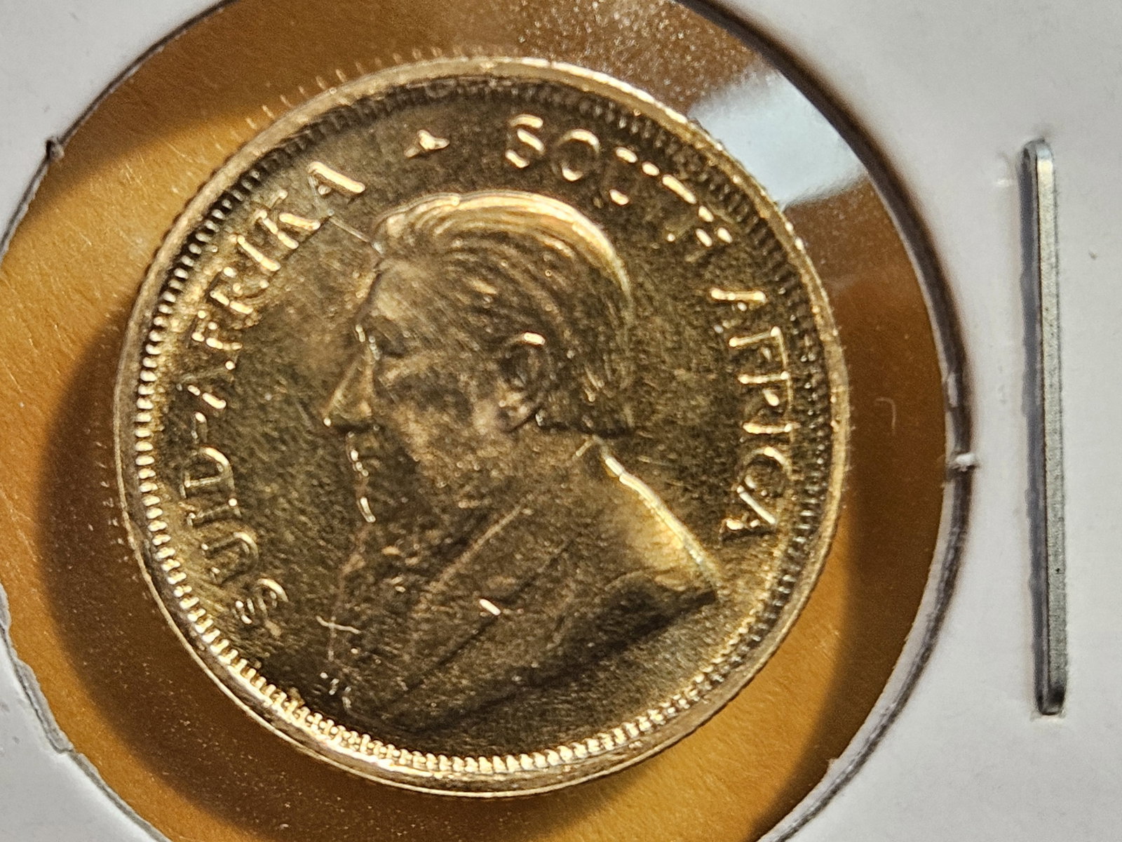 GOLD! GEM Brilliant Uncirculated 1996 South Africa Gold One-tenth Krugerrand: Purty Gold!
