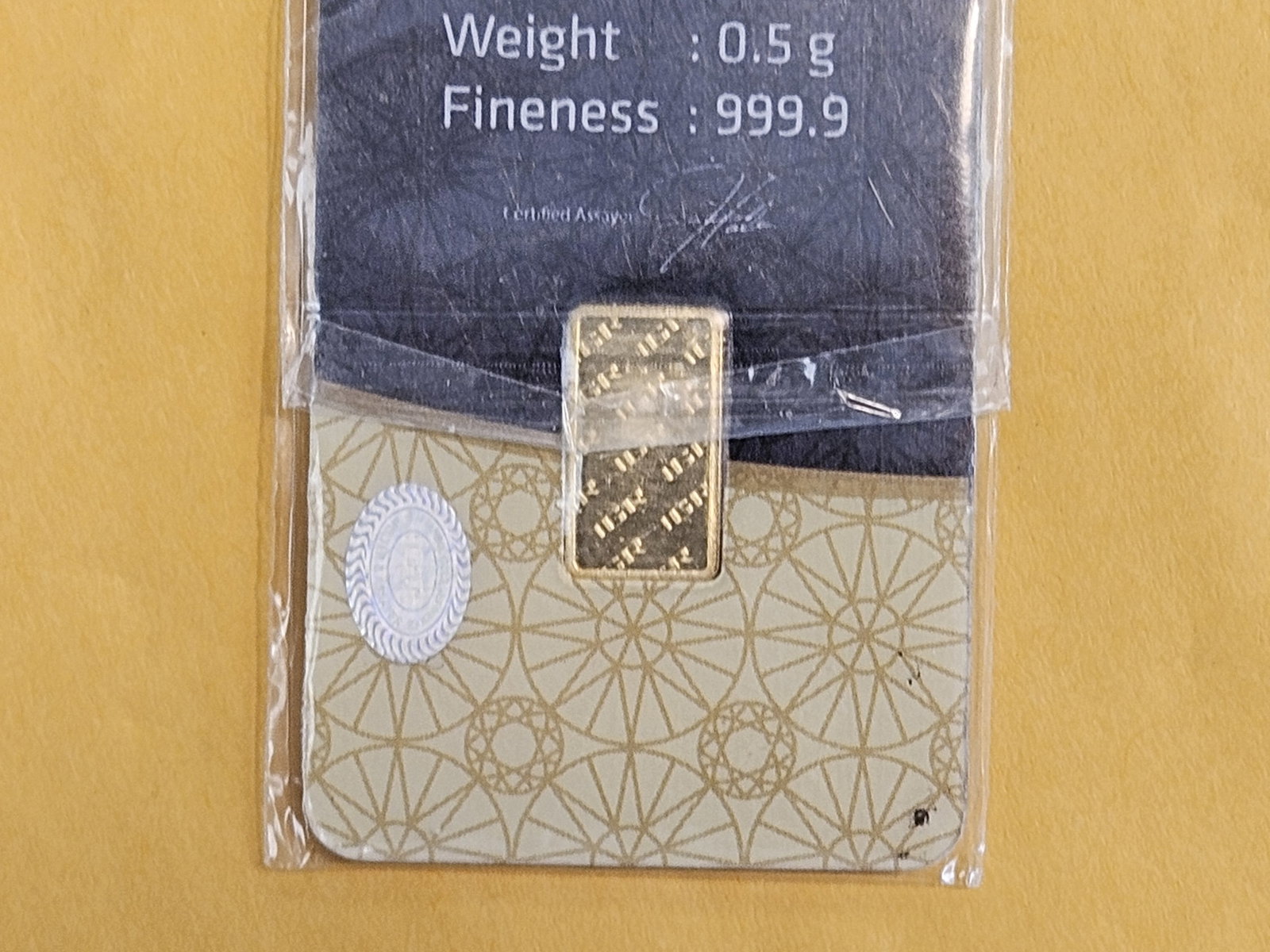 GOLD! Istanbul Gold Refinery .5 Gram .9999 fine gold bar - 3