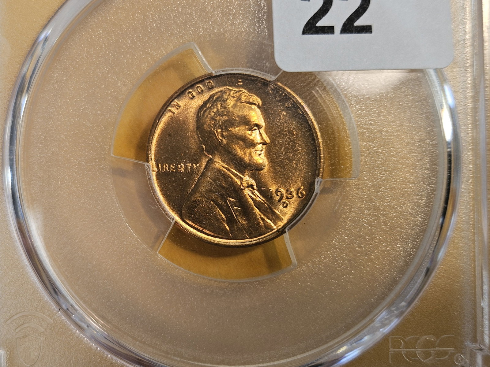 GEM! PCGS 1936-D Wheat cent in Mint State 66 RED: Blazer