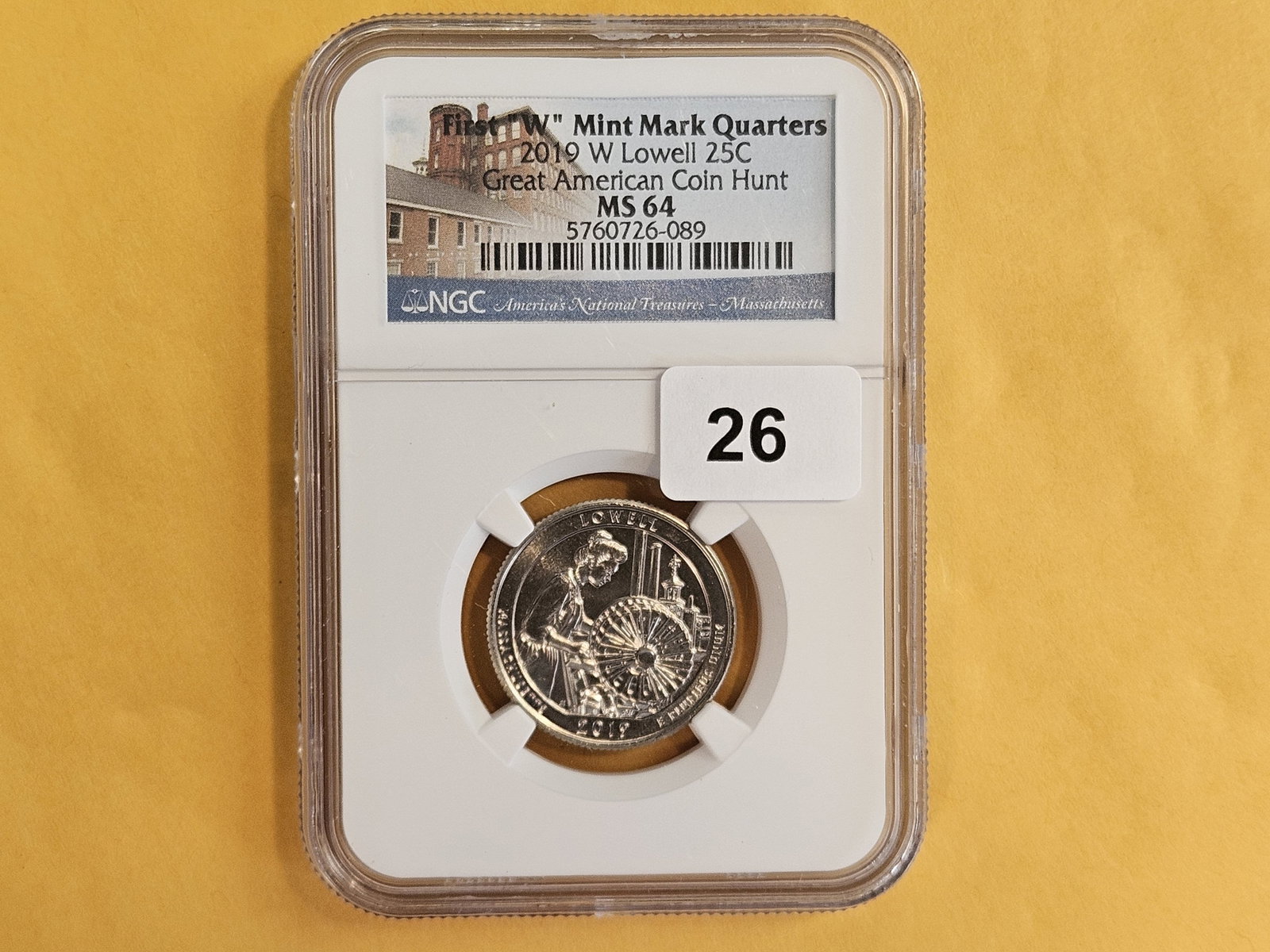 West Point Mint! NGC 2019-W Washington Quarter in Mint State 64 - 2