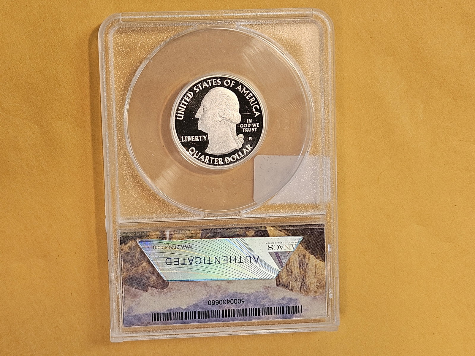 PERFECT! ANACS 2010-S SILVER Washington Quarter in Reverse Proof 70 Deep Cameo - 3