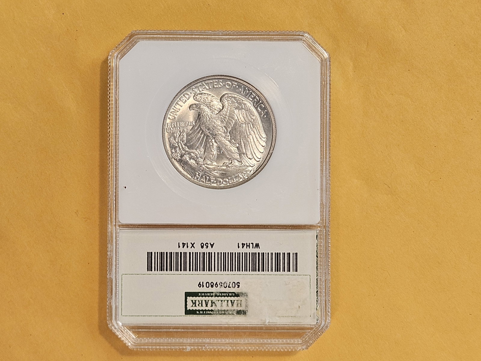 PCI 1941 Walking Liberty Half Dollar in Brilliant About Uncirculated - 58 - 4