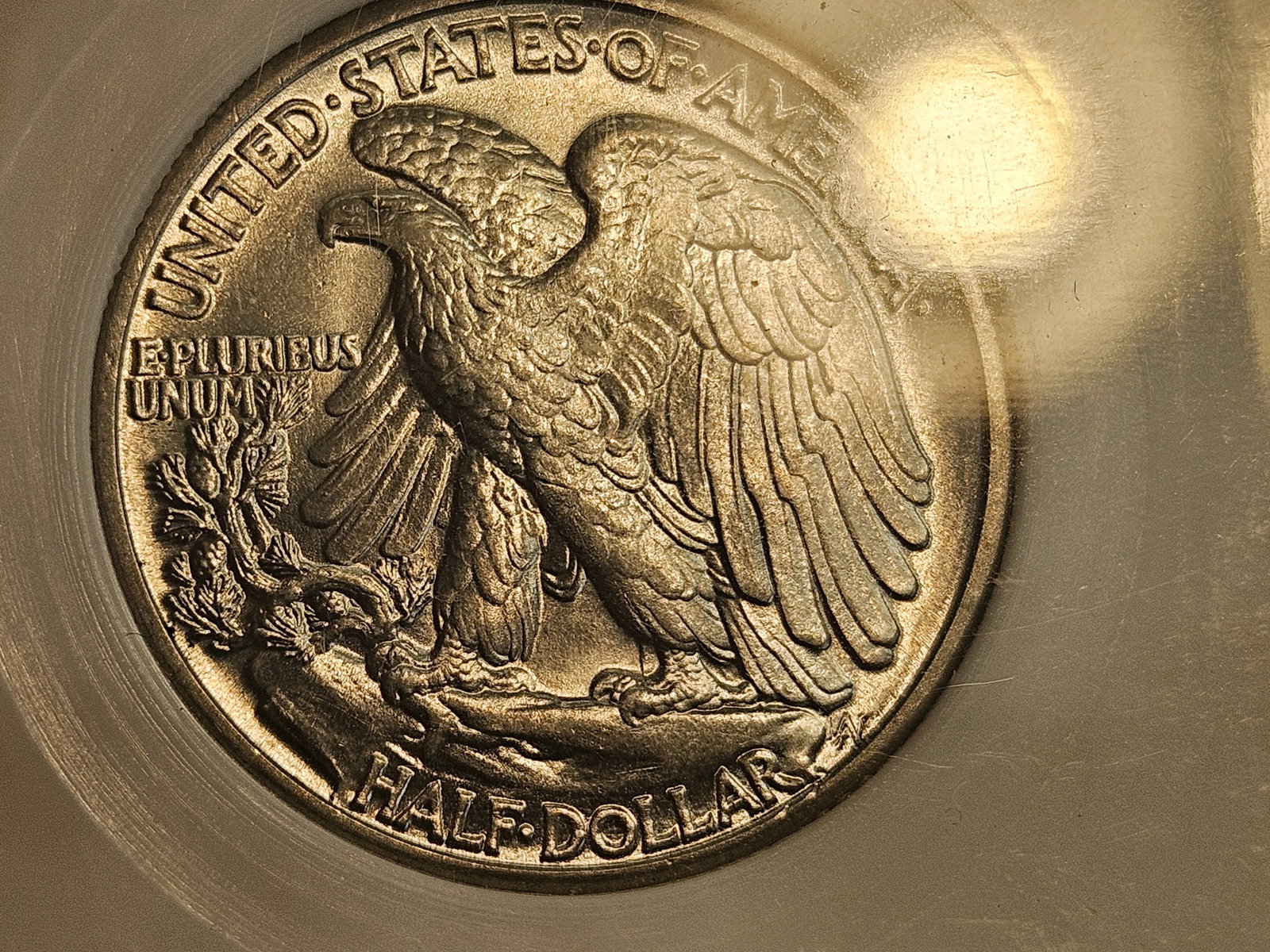 PCI 1941 Walking Liberty Half Dollar in Brilliant About Uncirculated - 58 - 5