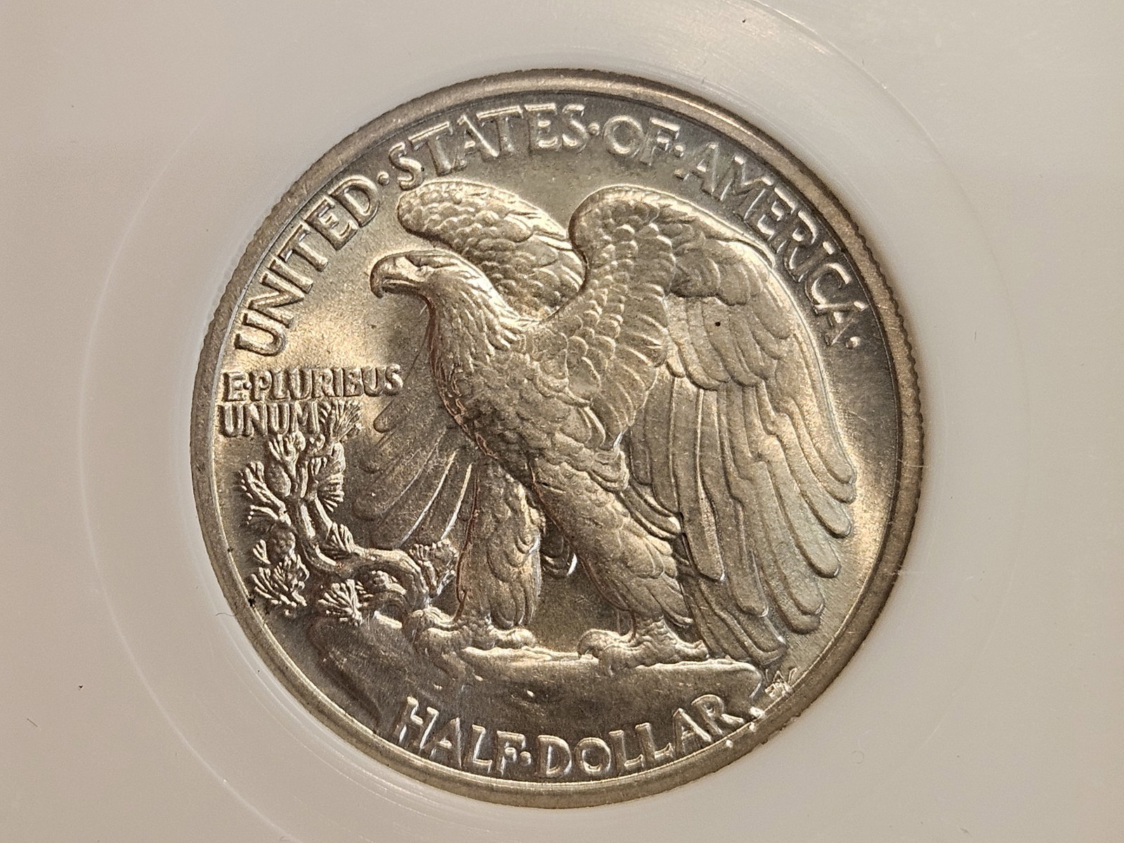 PCI 1941 Walking Liberty Half Dollar in Brilliant About Uncirculated - 58 - 6