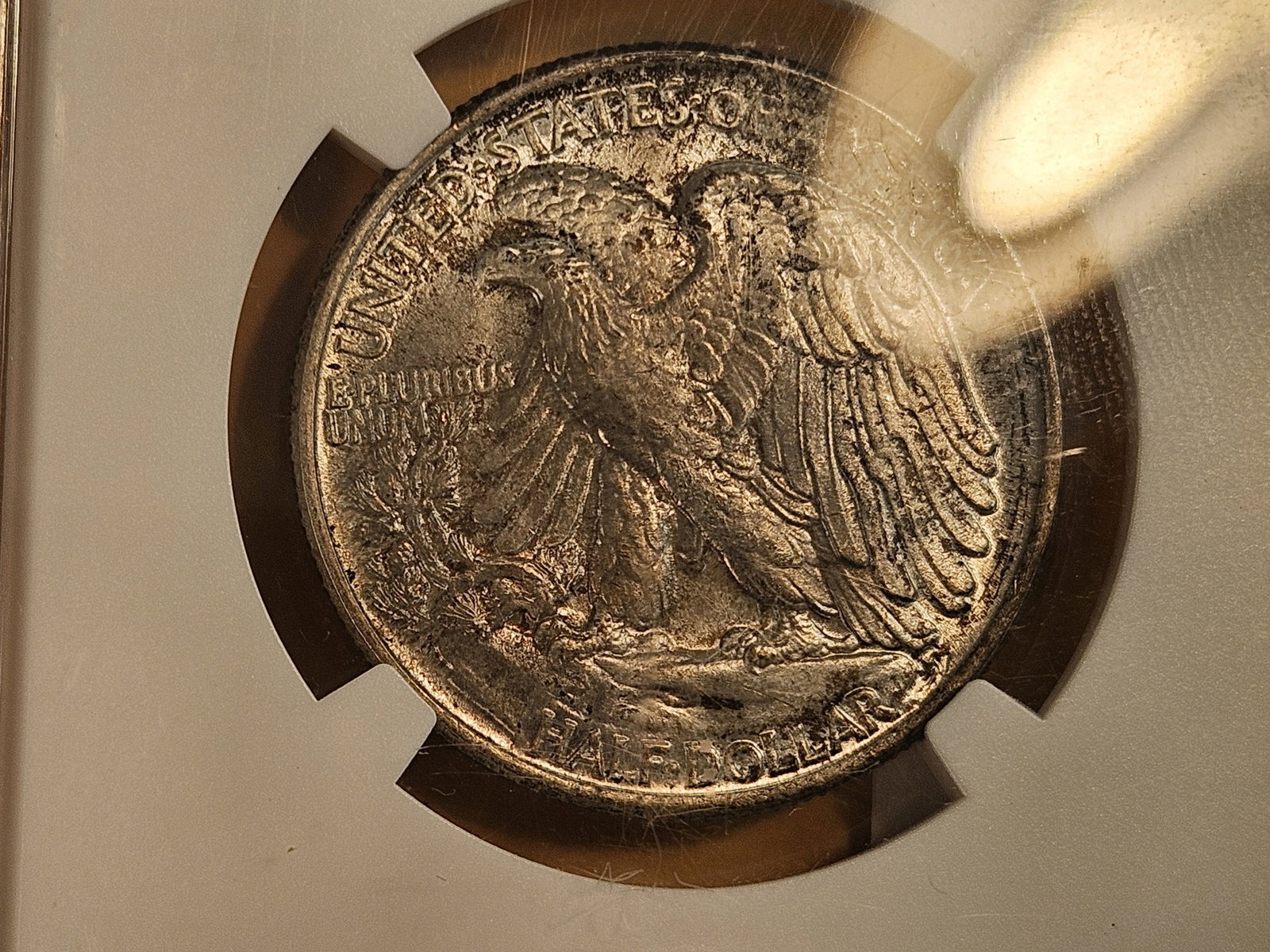 NGC 1947 Walking Liberty silver Half Dollar in Mint State 64 - 6
