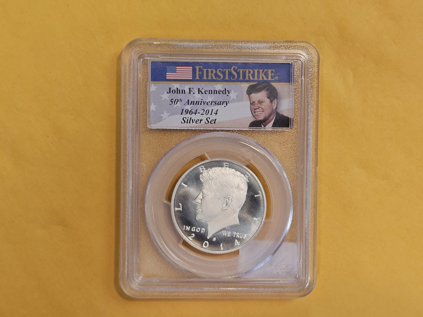 PERFECT! PCGS 2014-S SILVER Kennedy Half Dollar in Mint State 70 - 2