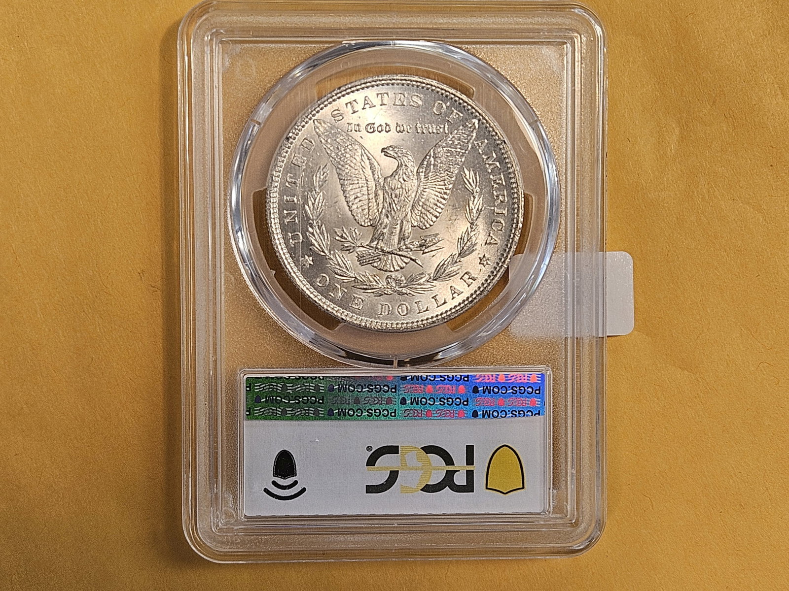 PCGS 1896 Morgan Dollar in Mint State 63 - 2