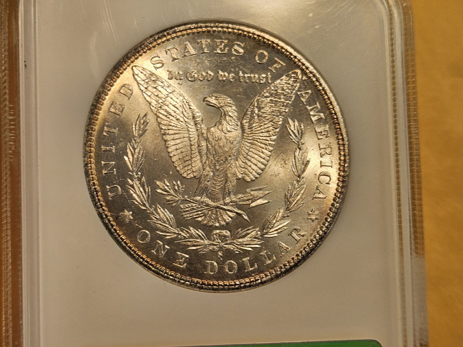 * NGC 1881-S Morgan Dollar in Mint State 64 - 12