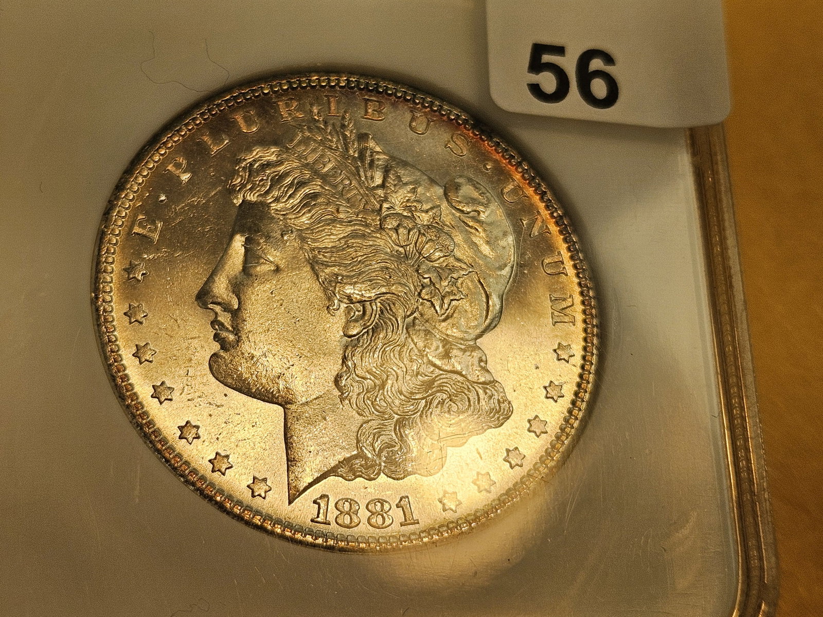 * NGC 1881-S Morgan Dollar in Mint State 64 - 3