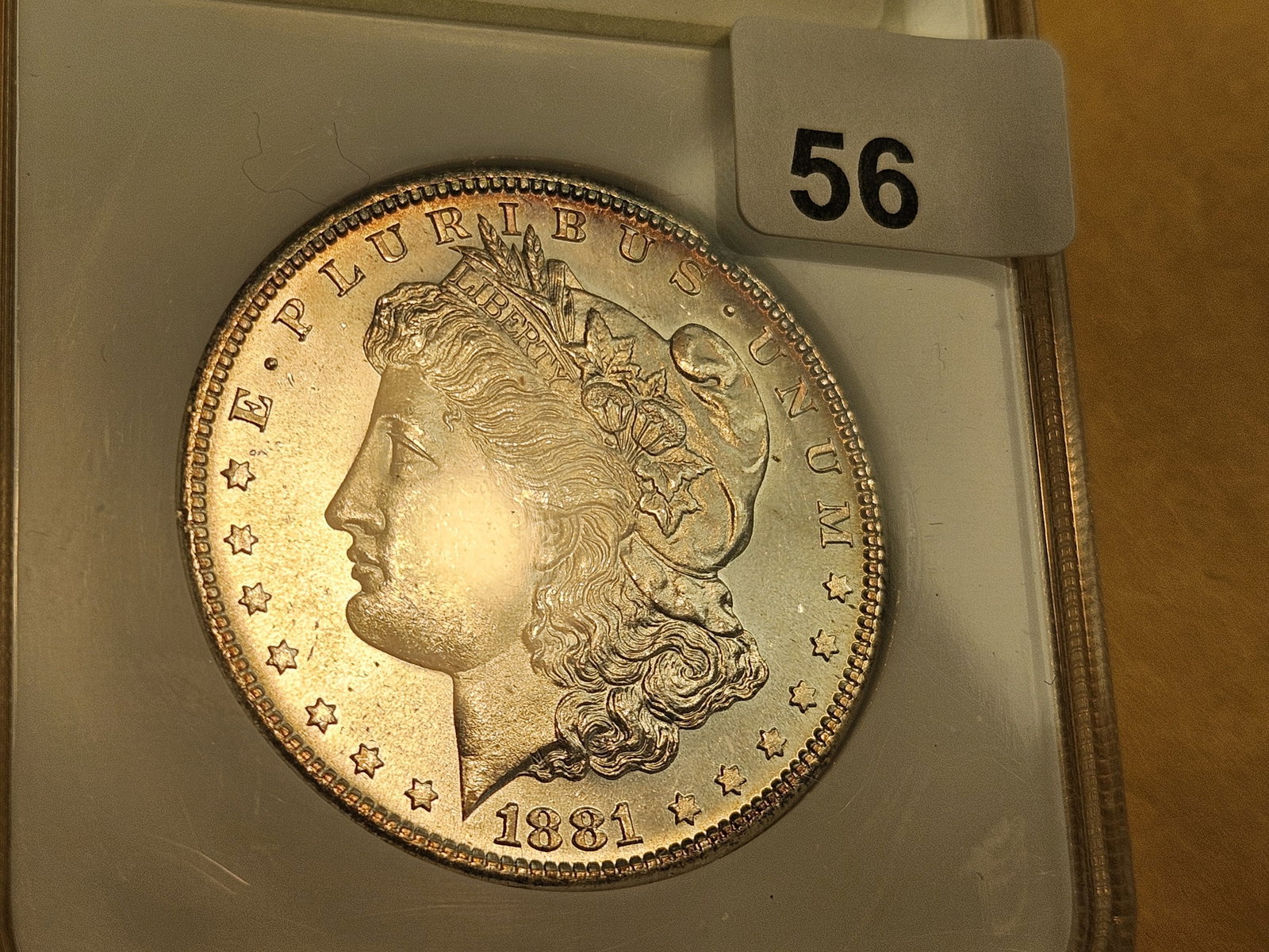 * NGC 1881-S Morgan Dollar in Mint State 64 - 4