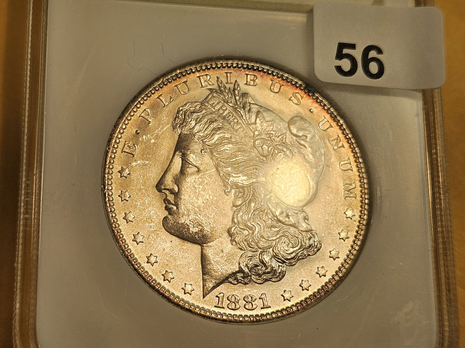 * NGC 1881-S Morgan Dollar in Mint State 64 - 5
