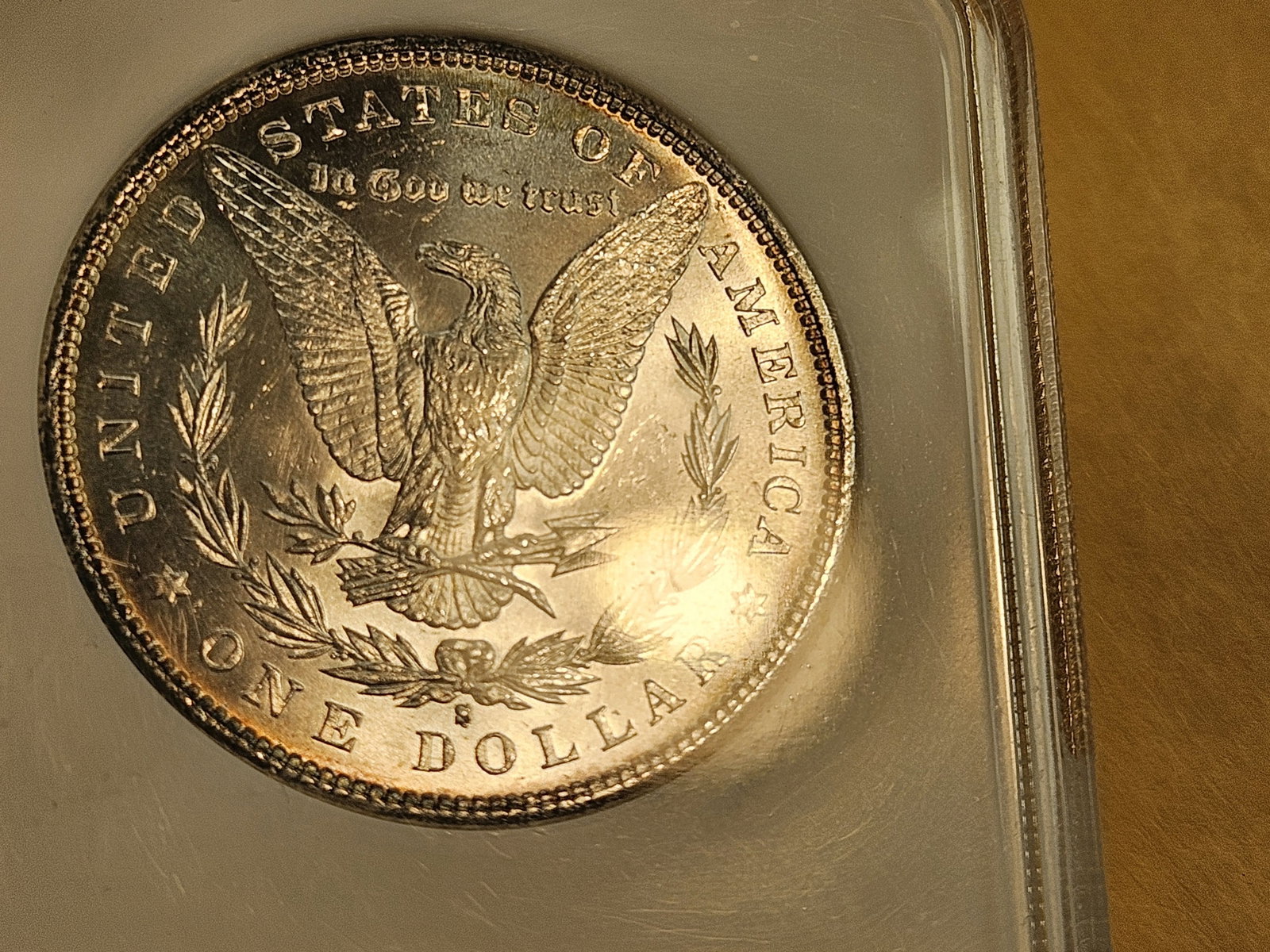 * NGC 1881-S Morgan Dollar in Mint State 64 - 9