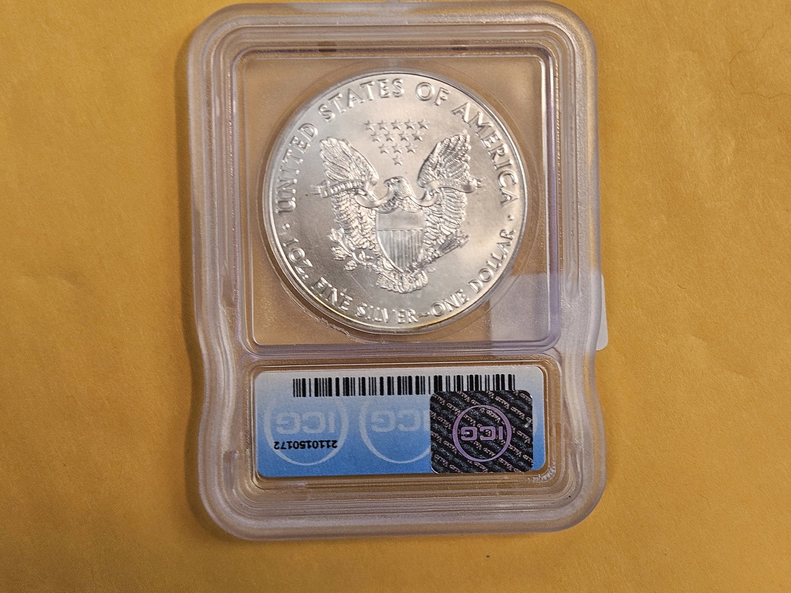 PERFECT! ICG 2021 American Silver Eagle in Mint State 70 - 2