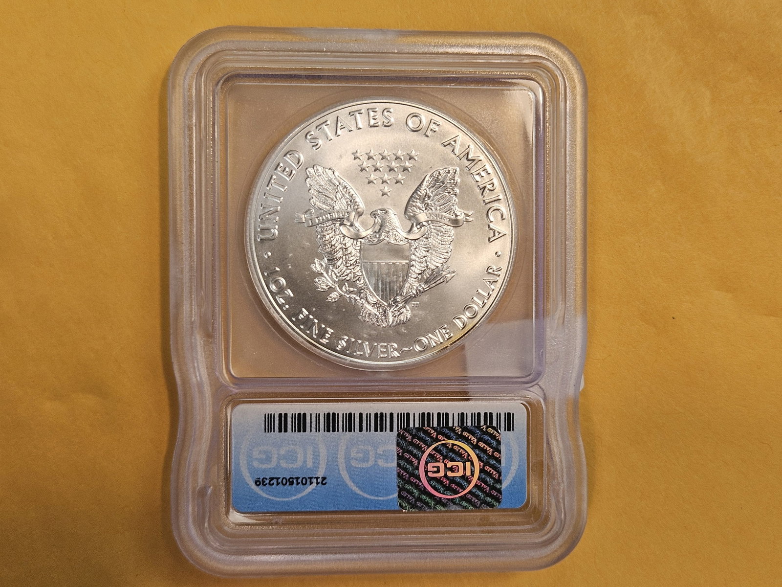 PERFECT! ICG 2021 American Silver Eagle in Mint State 70 - 2