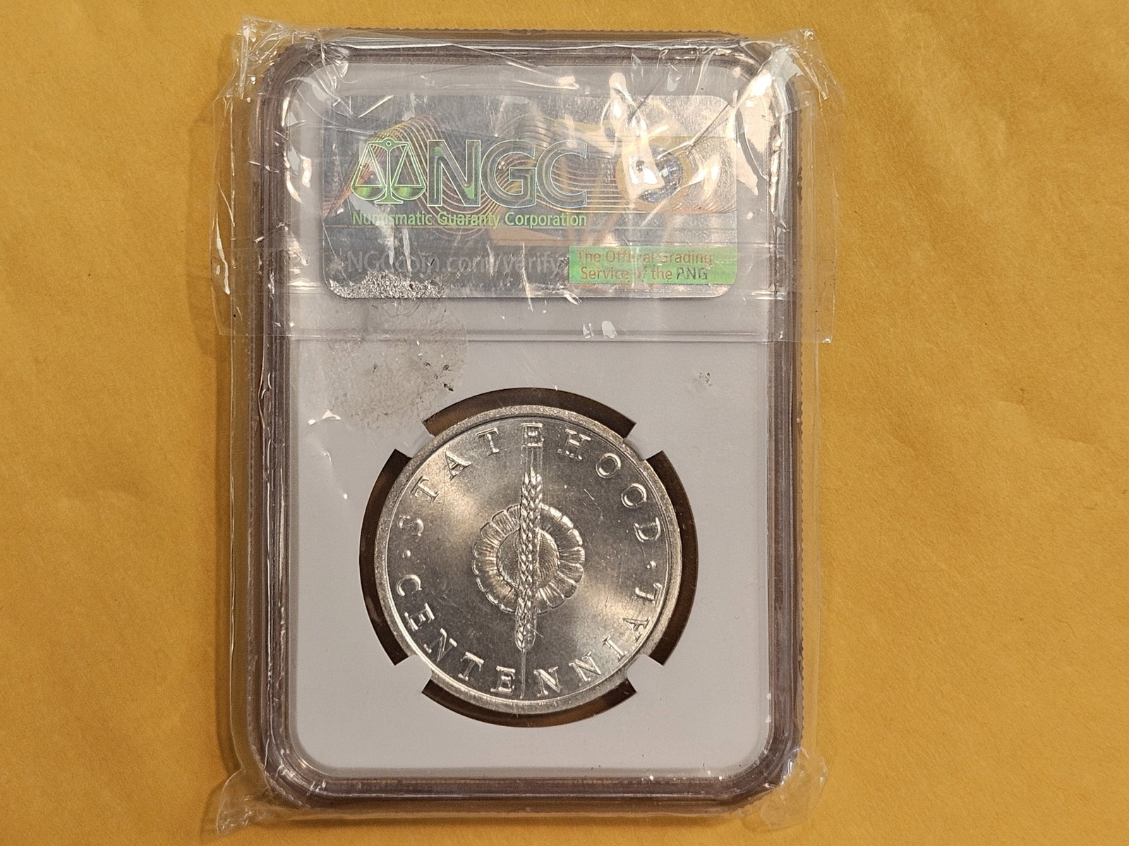 SO-Called Dollar! NGC 1961 Kansas Centennial in Mint State 64 - 3