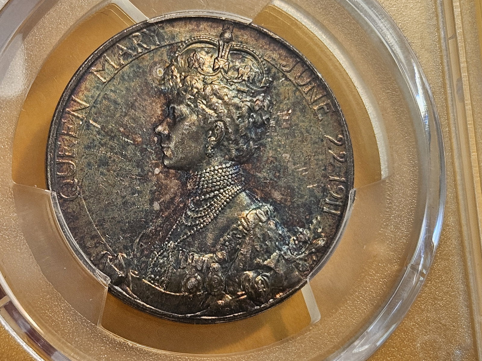 Another Scarce PCGS 1911 Great Britain silver Medal in Specimen 61 - 10