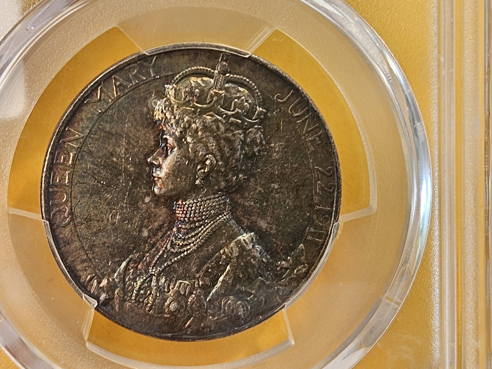 Another Scarce PCGS 1911 Great Britain silver Medal in Specimen 61 - 11