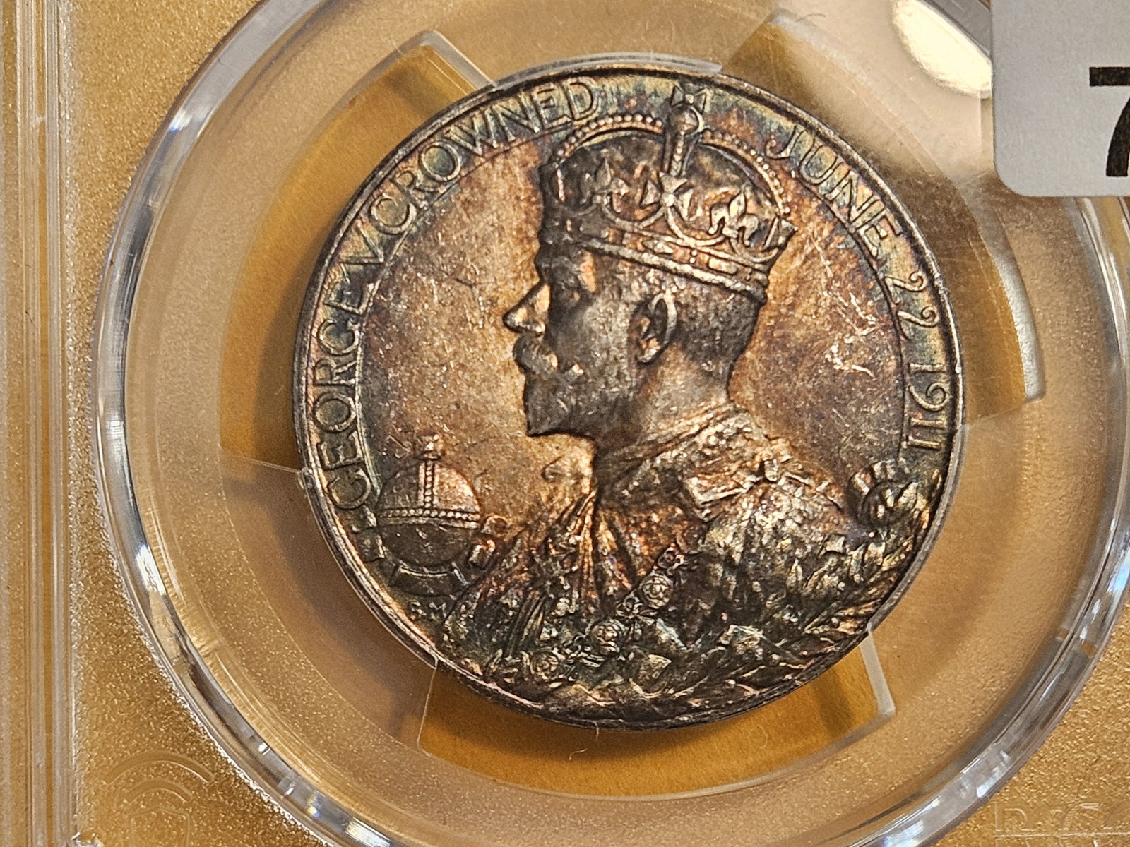Another Scarce PCGS 1911 Great Britain silver Medal in Specimen 61: BHM-4022 Eimer-1922b. Matte