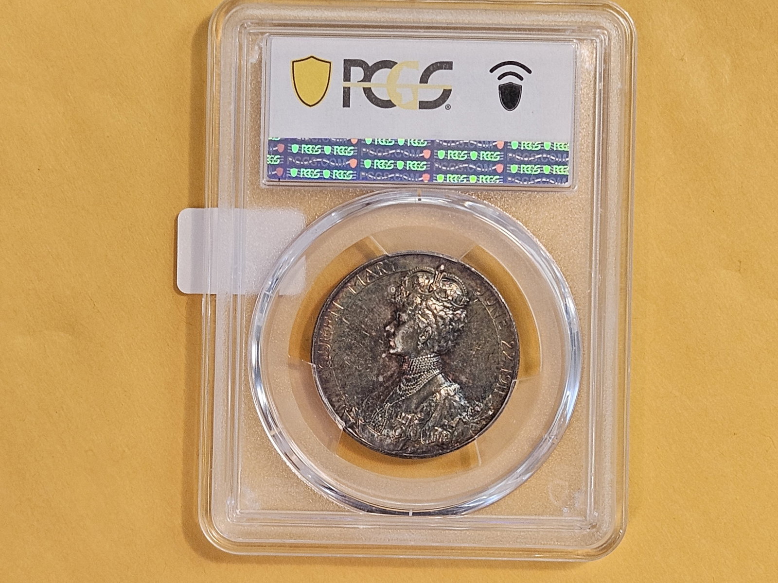 Another Scarce PCGS 1911 Great Britain silver Medal in Specimen 61 - 7