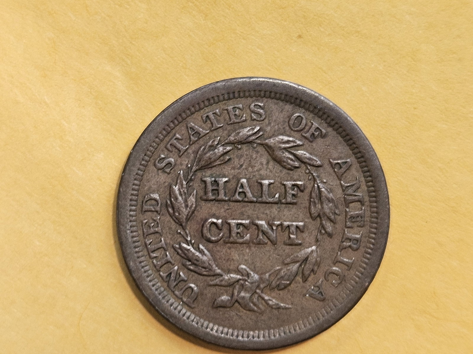 1857 Braided Hair Half-Cent in Very Fine plus - 5