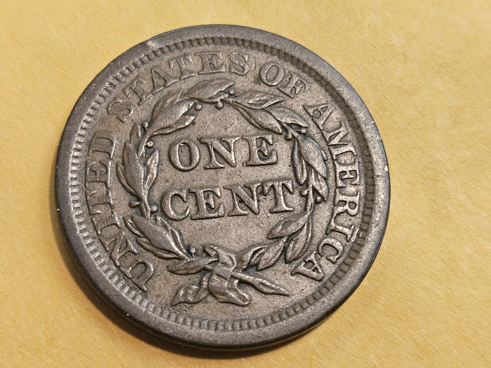 VARIETY! 1855 Braided Hair Large Cent in Extra Fine plus - 4