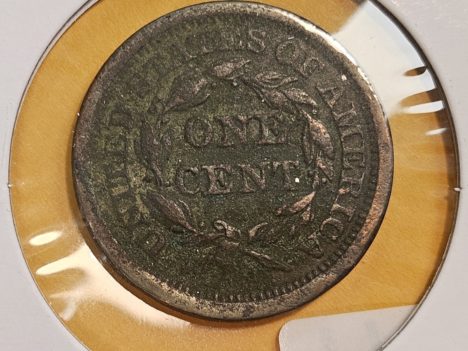 1852 Braided Hair Large Cent in Extra Fine plus - details - 3