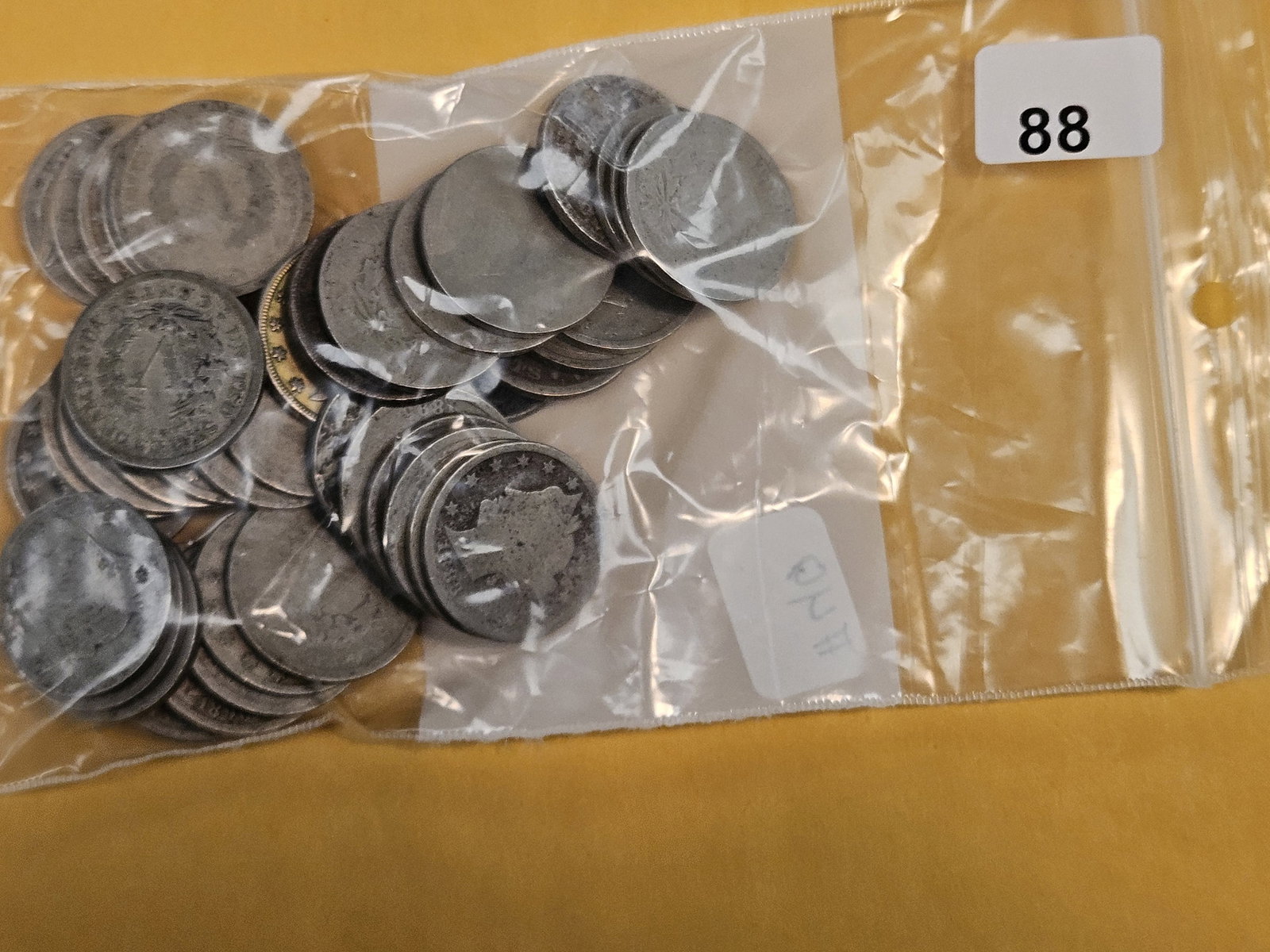 Forty Liberty "V" Nickels: Mixed. From consignor. Unchecked by us