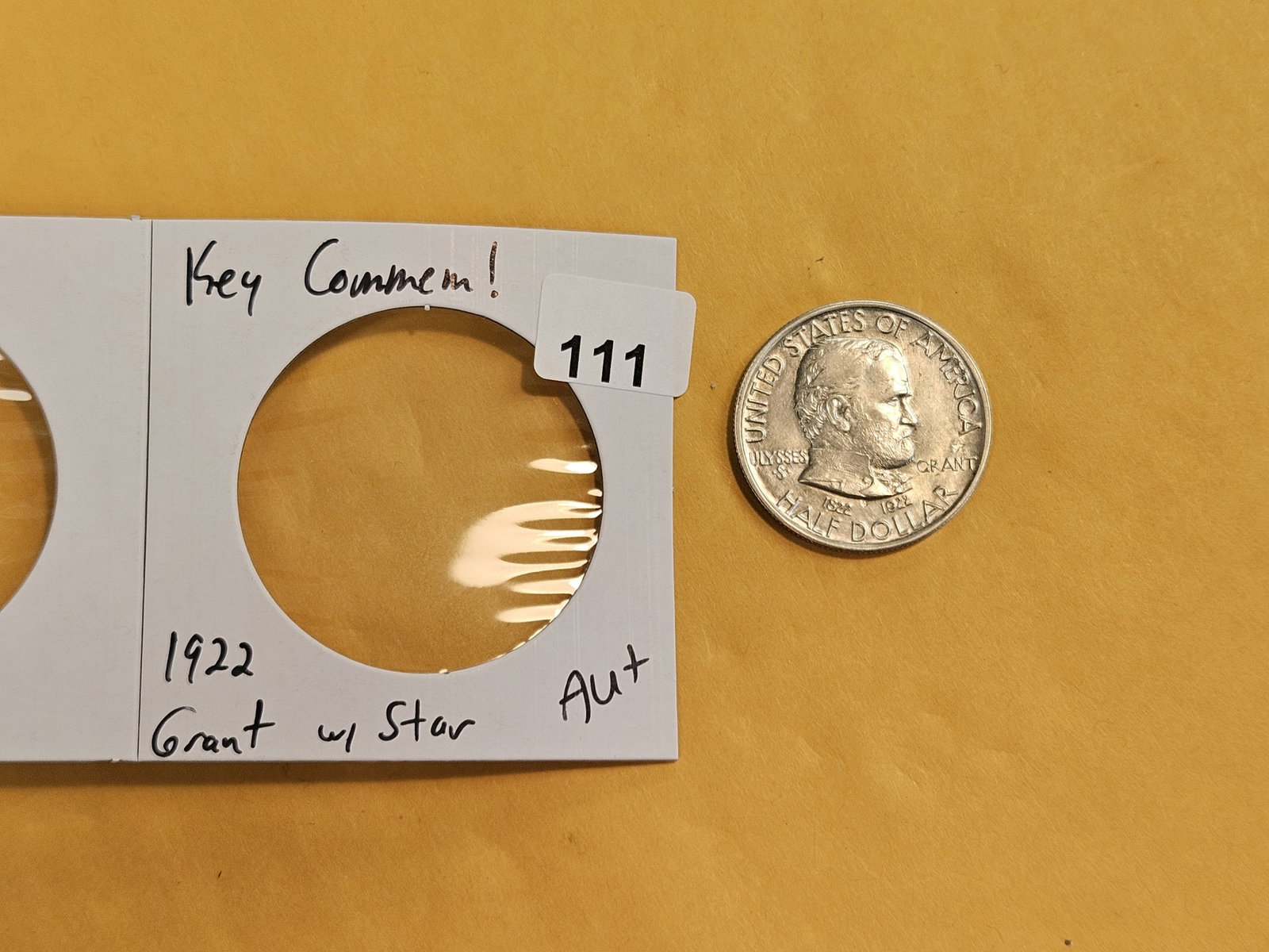 ** HIGHLIGHT ** KEY Commemorative silver Half Dollar in About Uncirculated plus!! - 2