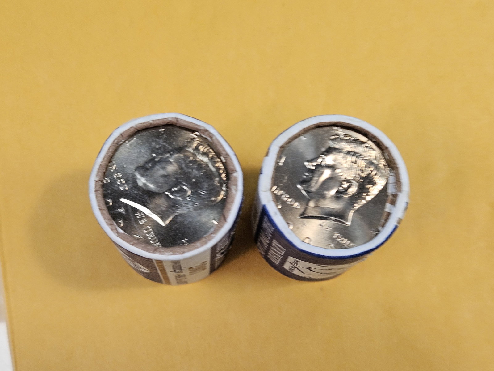 Two Mint-Wrapped, GEM Brilliant Uncirculated Kennedy Half Dollars - 4