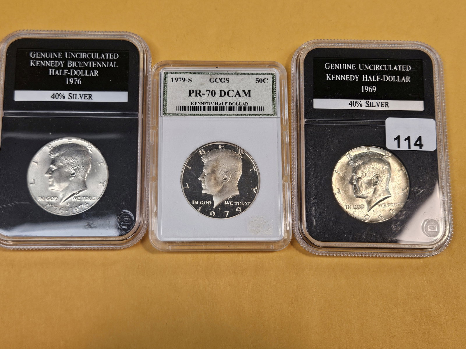 Three nicer Kennedy Half Dollars - 2