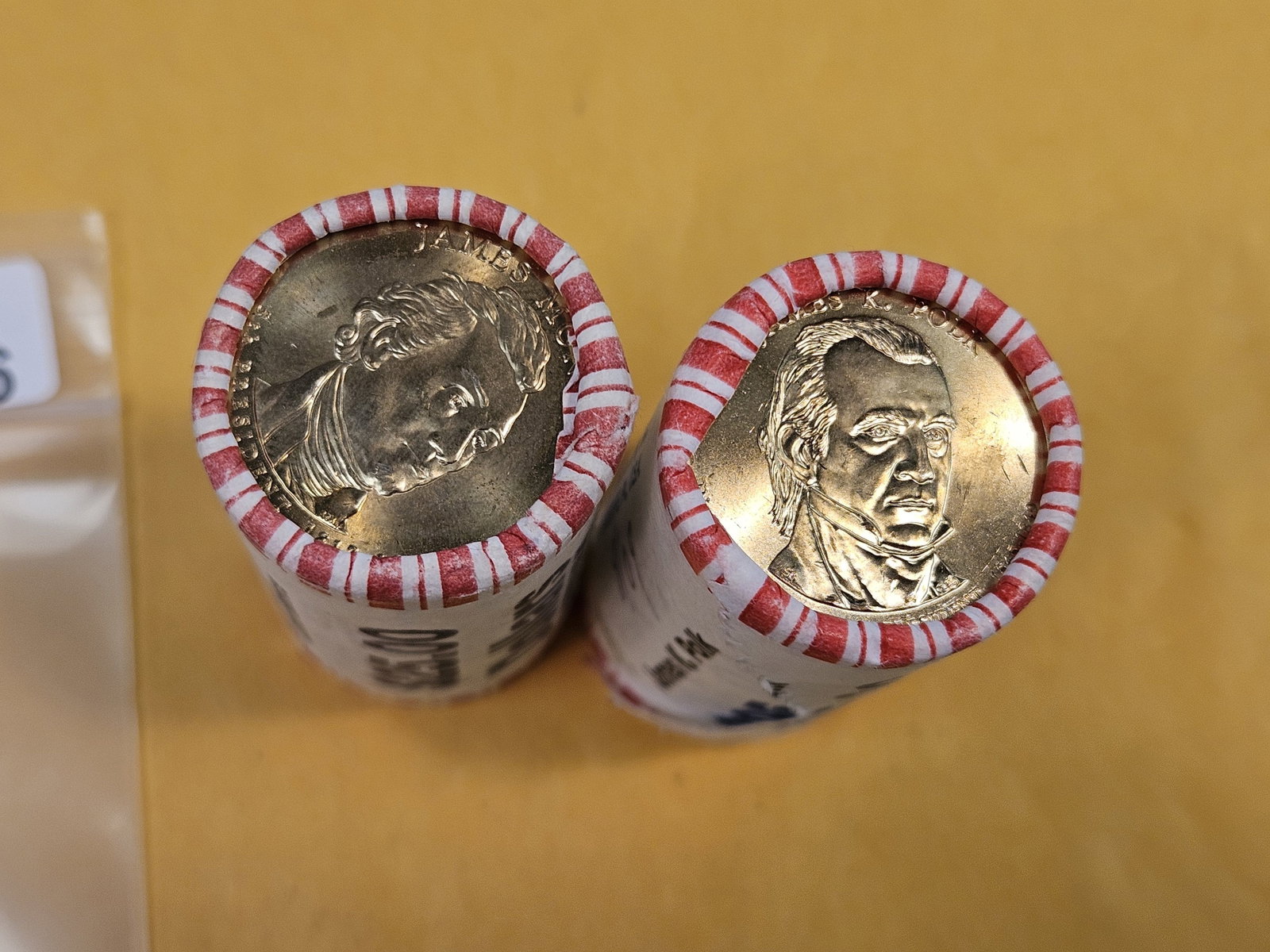 Two Mint-Wrapped, GEM Brilliant Uncirculated Presidential Dollar Rolls - 2