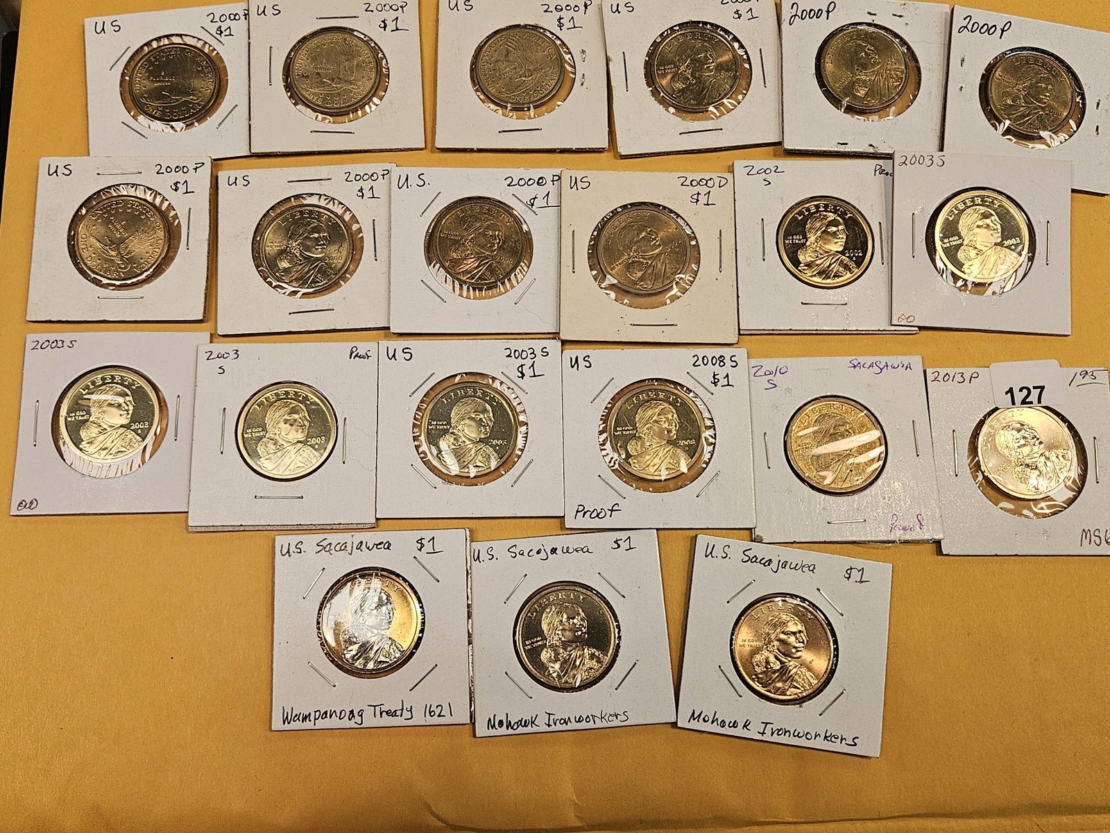 Twenty-One mixed Dollars - 2