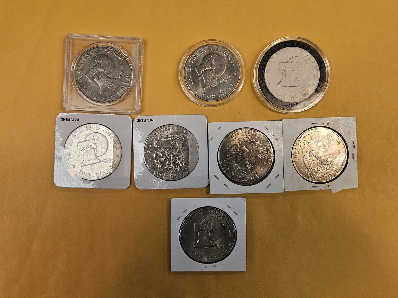 Eight mixed Eisenhower Dollars - 3