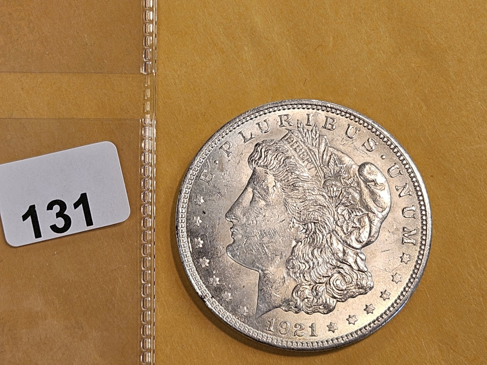 Brilliant Uncirculated 1921 Morgan Dollar - 2