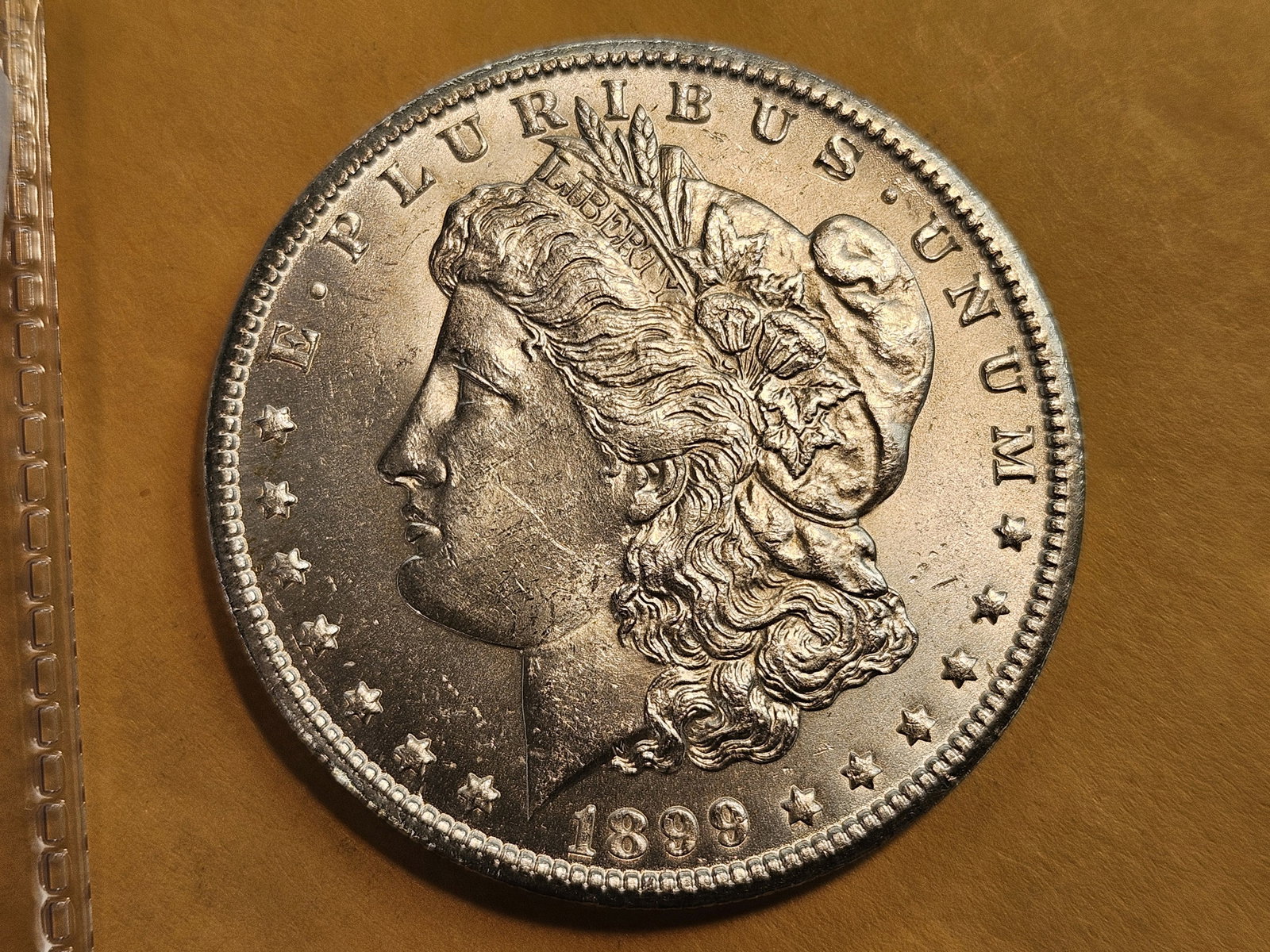 Very Choice Brilliant Uncirculated 1899-O Morgan Dollar: Bright!