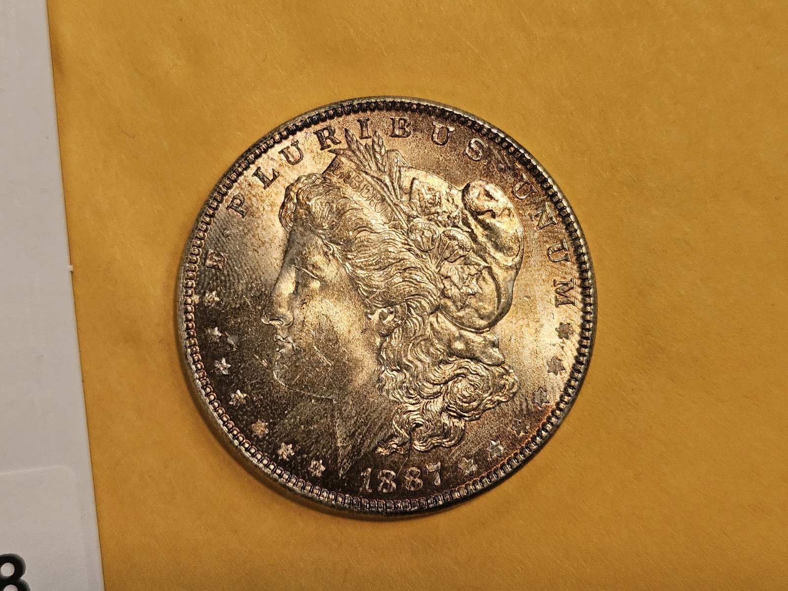 Very Choice to GEM Brilliant Uncirculated 1887 Morgan Dollar - 6