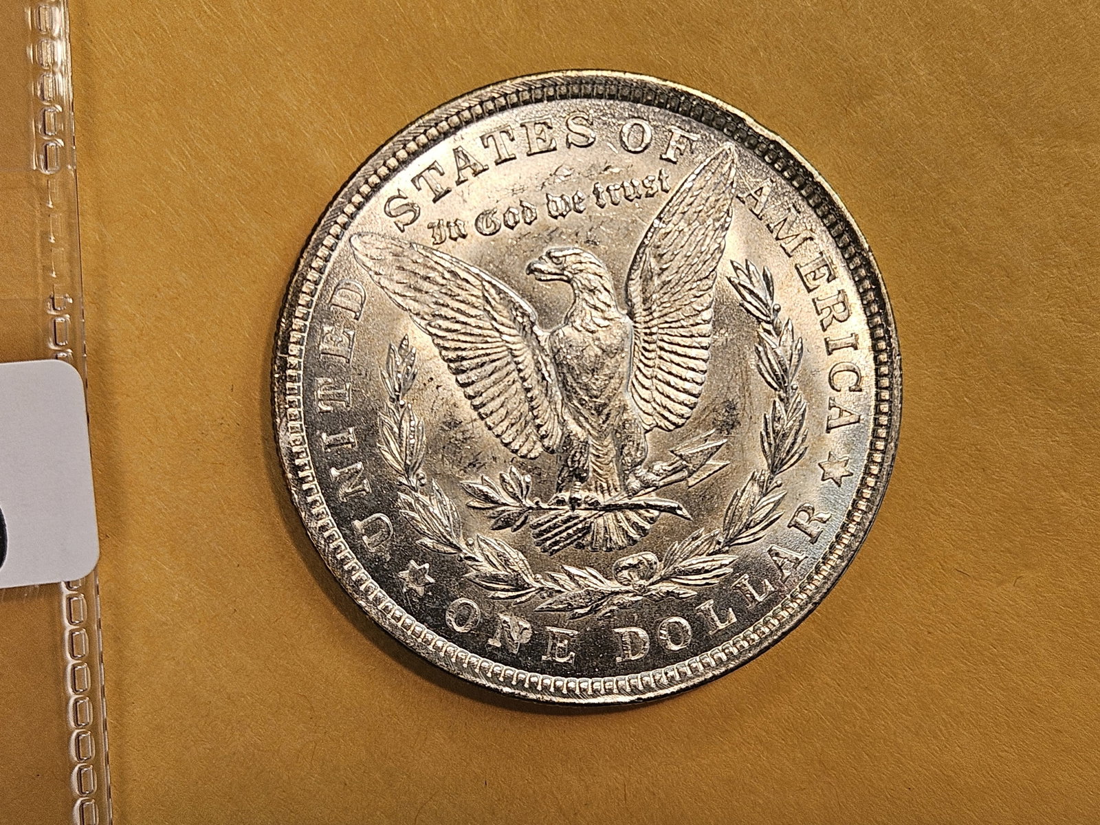 Choice Brilliant Uncirculated 1921 Morgan Dollar - 4