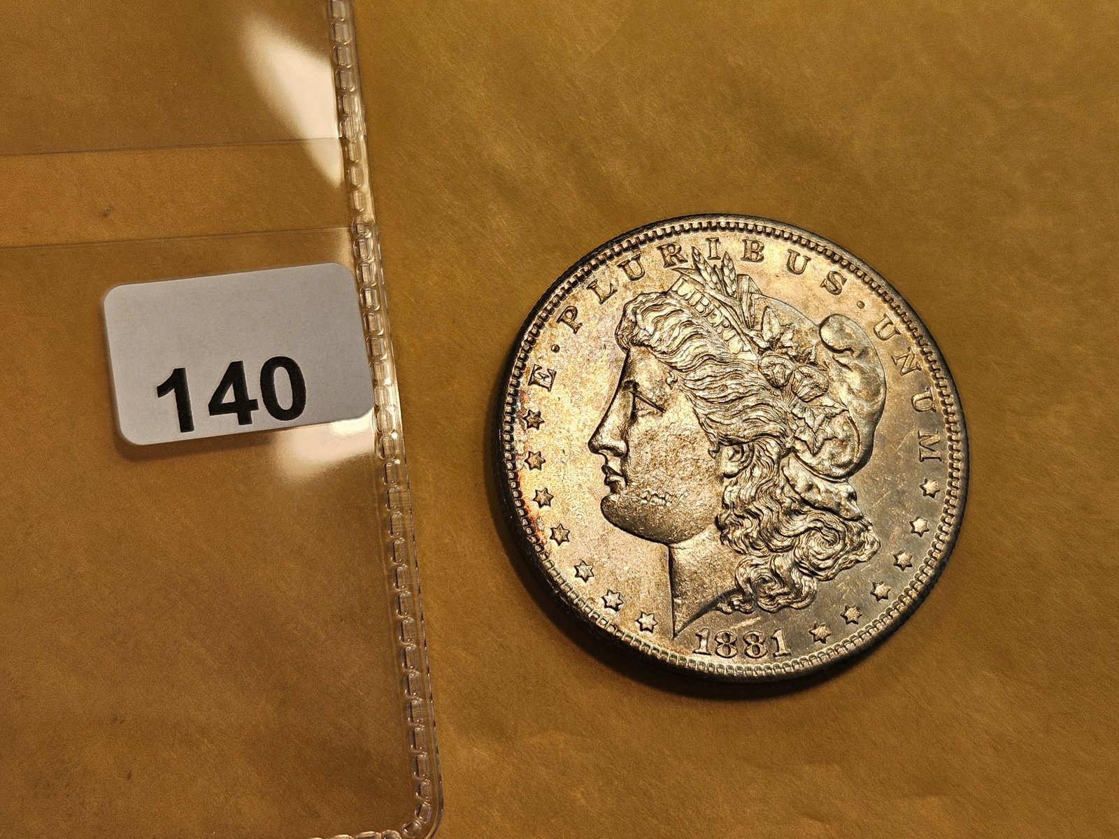Choice Brilliant Uncirculated 1881-S Morgan Dollar - 2