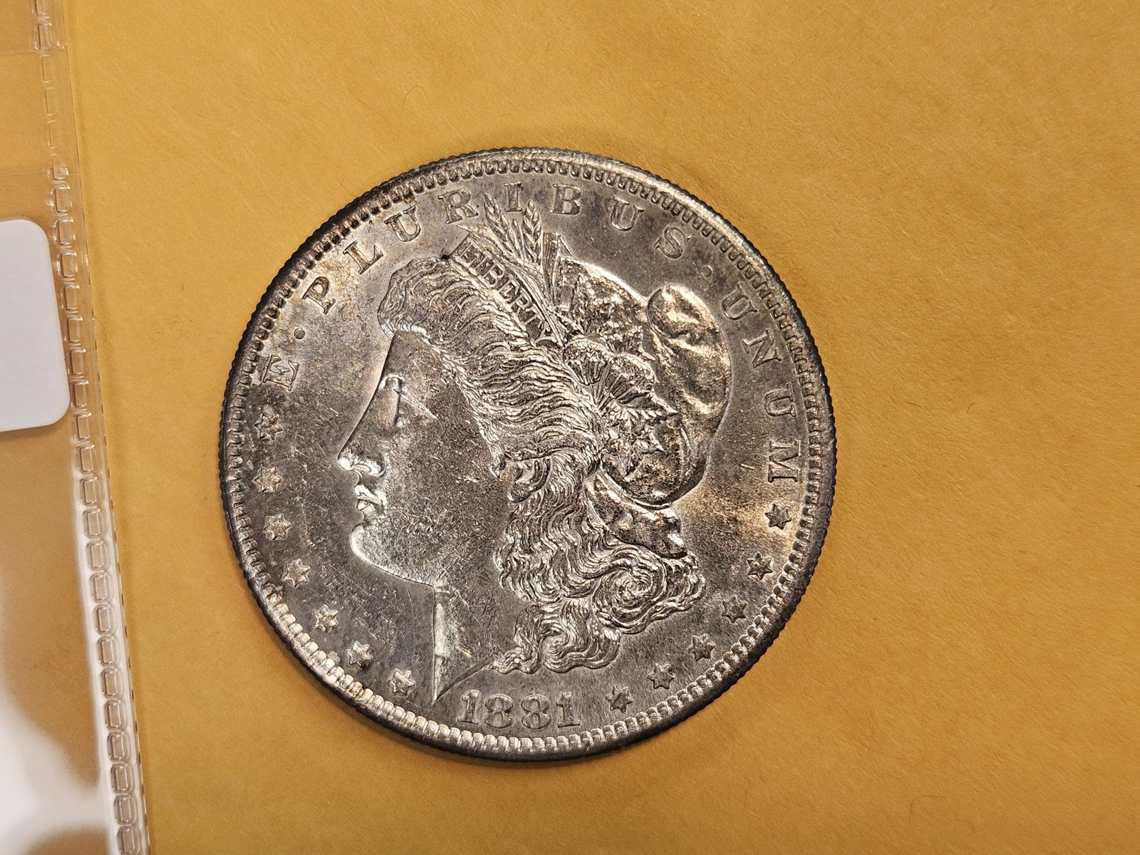 Choice Brilliant Uncirculated 1881-S Morgan Dollar - 4